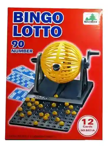 Juego Bingo 90 Números 12 Cartones