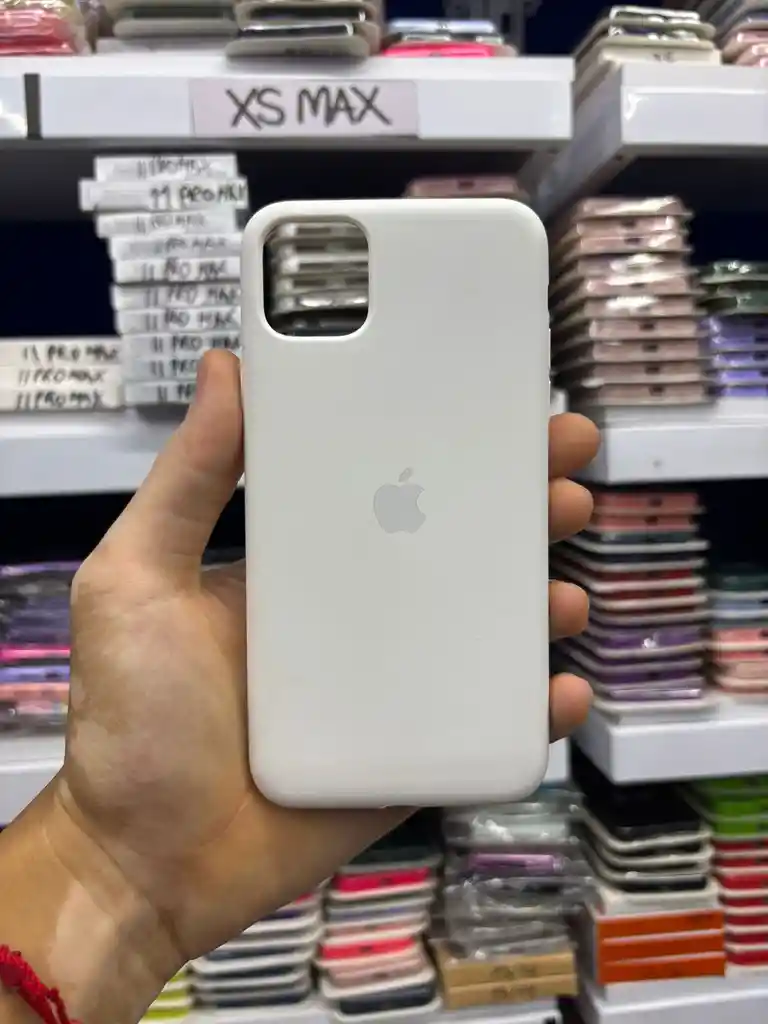 Iphone 12 / 12 Pro | Color Blanco | Silicone Case | Rigido | Carcasa Protectora | Antihumedad