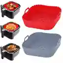 Molde De Silicona Cuadrado Para Freidora De Aire Airfryer 3 A 5 Litros ( X2 Unidades )