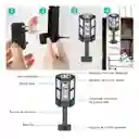 Lámpara Solar Exterior Pared Luz Impermeable 60w 2pzs Color Negro