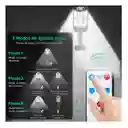 Lámpara Solar Exterior Pared Luz Impermeable 60w 2pzs Color Negro