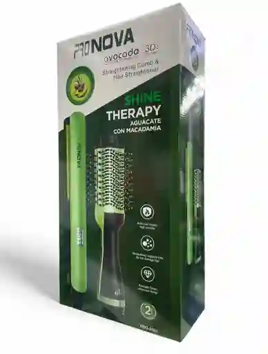 Combo Plancha + Cepillo Shine Therapy 2501