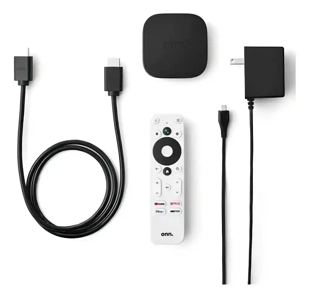 Onn. Google Tv 4k () Americano Walmart Color Blanco Tipo De Control Remoto De Voz