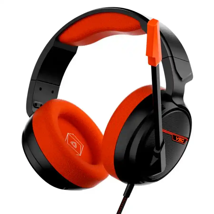 Diadema Gamer Vsg Pentagon Naranja Usb