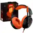 Diadema Gamer Vsg Pentagon Naranja Usb