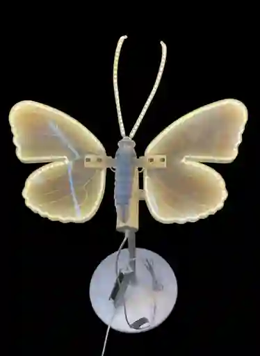 Mariposa Decorativa, Mariposa Navideña Luces De Navidad, Muñecos De Navidad