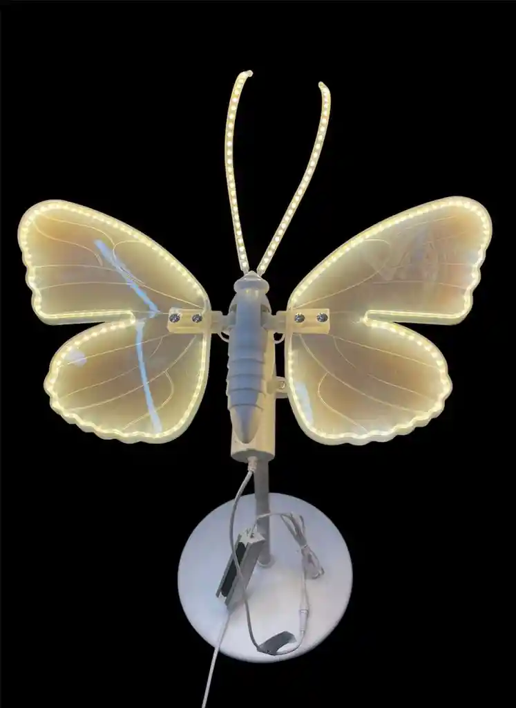 Mariposa Decorativa, Mariposa Navideña Luces De Navidad, Muñecos De Navidad