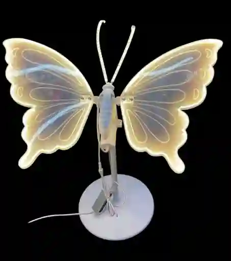 Mariposa Decorativa, Mariposa Navideña Luces De Navidad, Muñecos De Navidad