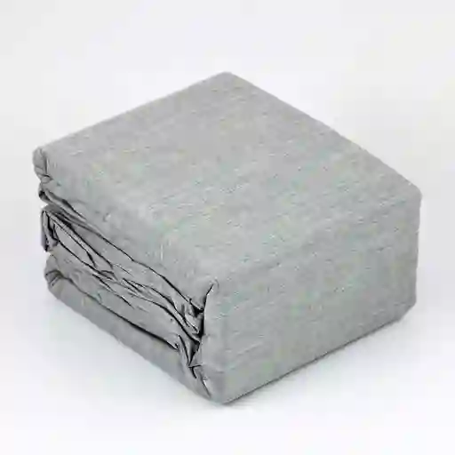 Juego De Duvet Expressions Doble 190x140cm Gris Oscuro 100% Algodon