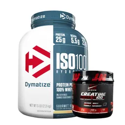 Iso 100 5 Lb + Creatine Iron 500 G