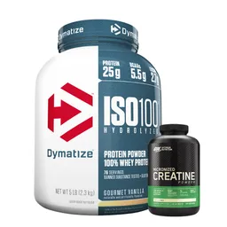 Iso 100 5 Lb + Creatine Optimum 120 Serv