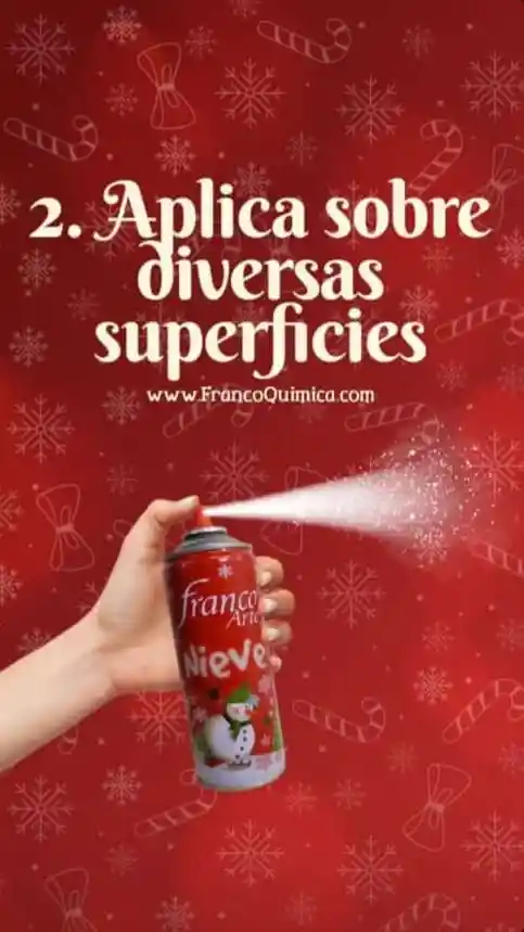 Nieve Artificial En Spray X 120 Ml Franco Arte
