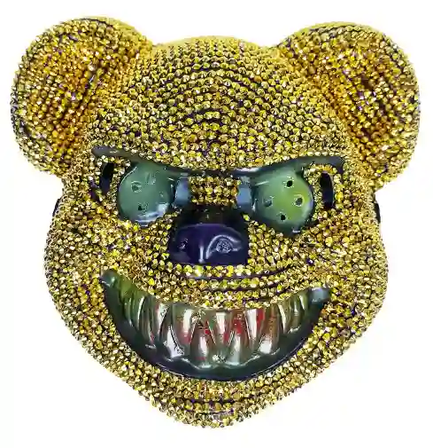 Hallowen Mascara Oso Piedras