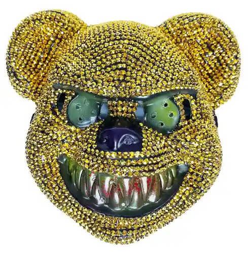 Hallowen Mascara Oso Piedras