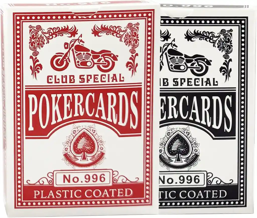 Juego De Cartas Profesionales De Poker Mesa Impermeables 996 Impermeables