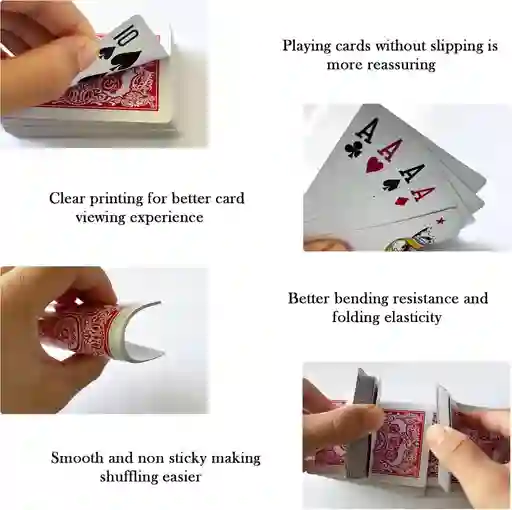 Juego De Cartas Profesionales De Poker Mesa Impermeables 996 Impermeables
