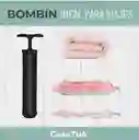 8 Bolsas De Empaque Al Vacio + Bomba (100x70 Cm)
