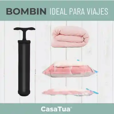 8 Bolsas De Empaque Al Vacio + Bomba (100x70 Cm)