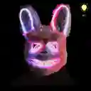 Hallowen Mascara Con Luz Led Conejo