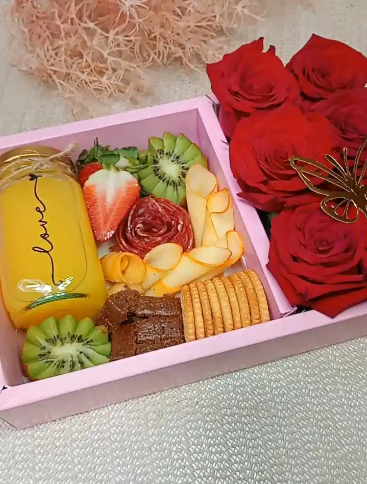 Brunch Box Cute Rosas (ancheta)