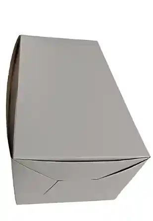 Caja Blanca Grande Brazo Tronco Tortas 30x15x10 X 5 Unidades