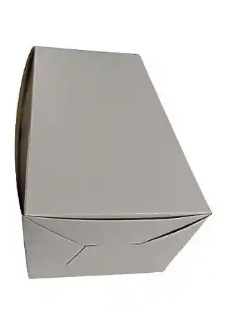 Caja Blanca Gigante 1/2 Brazo Tronco Tortas 22x13x12 X 5 Unidades
