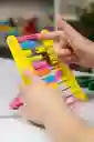 Abaco Plastico Multicolor Tareas Aprender A Contar Didactico Con Soporte