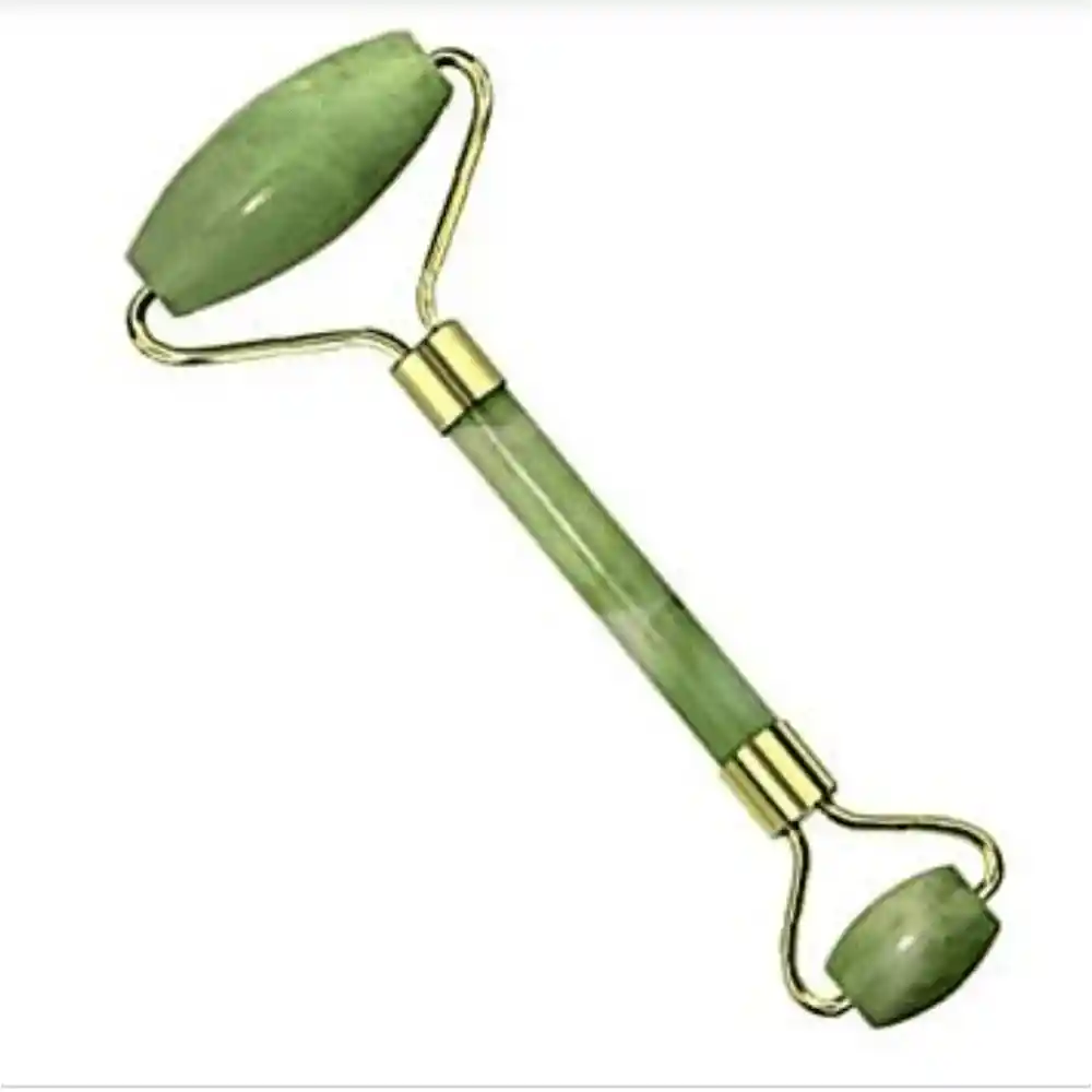 Rodillo Masajeador Facial Jade Varia El Color