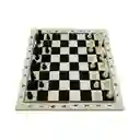 Juego De Ajedrez Madera Chess 24x24 Cms Viaje Paseos Didactico Plegable Portatil