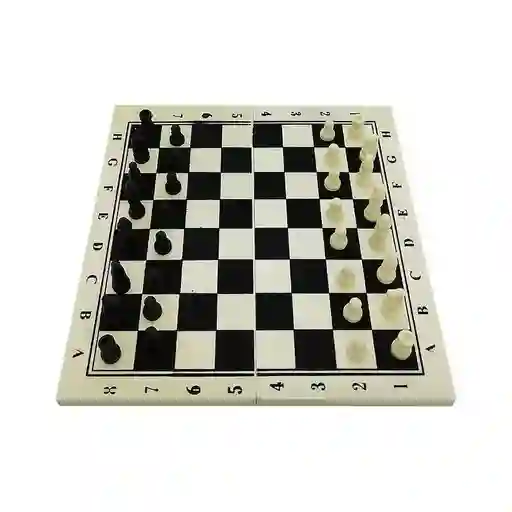 Juego De Ajedrez Madera Chess 24x24 Cms Viaje Paseos Didactico Plegable Portatil