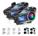 Intercomunicador Casco Audífonos Bluetooth Para Moto Fm Mp3 X 2 Unds
