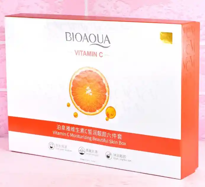 Kit De Lujo Bioaqua Vitamina C X6 Unidades