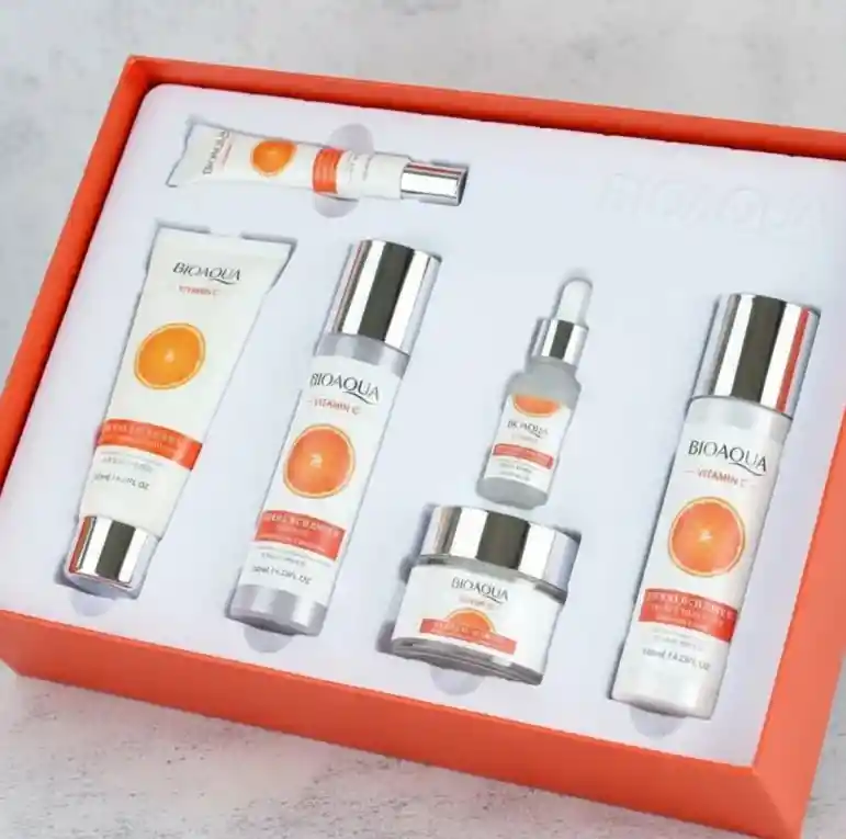 Kit De Lujo Bioaqua Vitamina C X6 Unidades