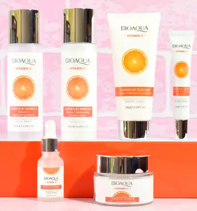 Kit De Lujo Bioaqua Vitamina C X6 Unidades