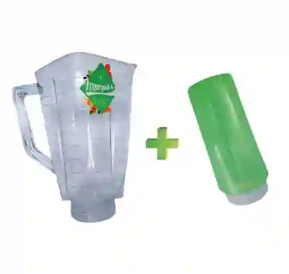 Vaso Clasico Tradicional Plastico Irrompible + Vaso Batidos