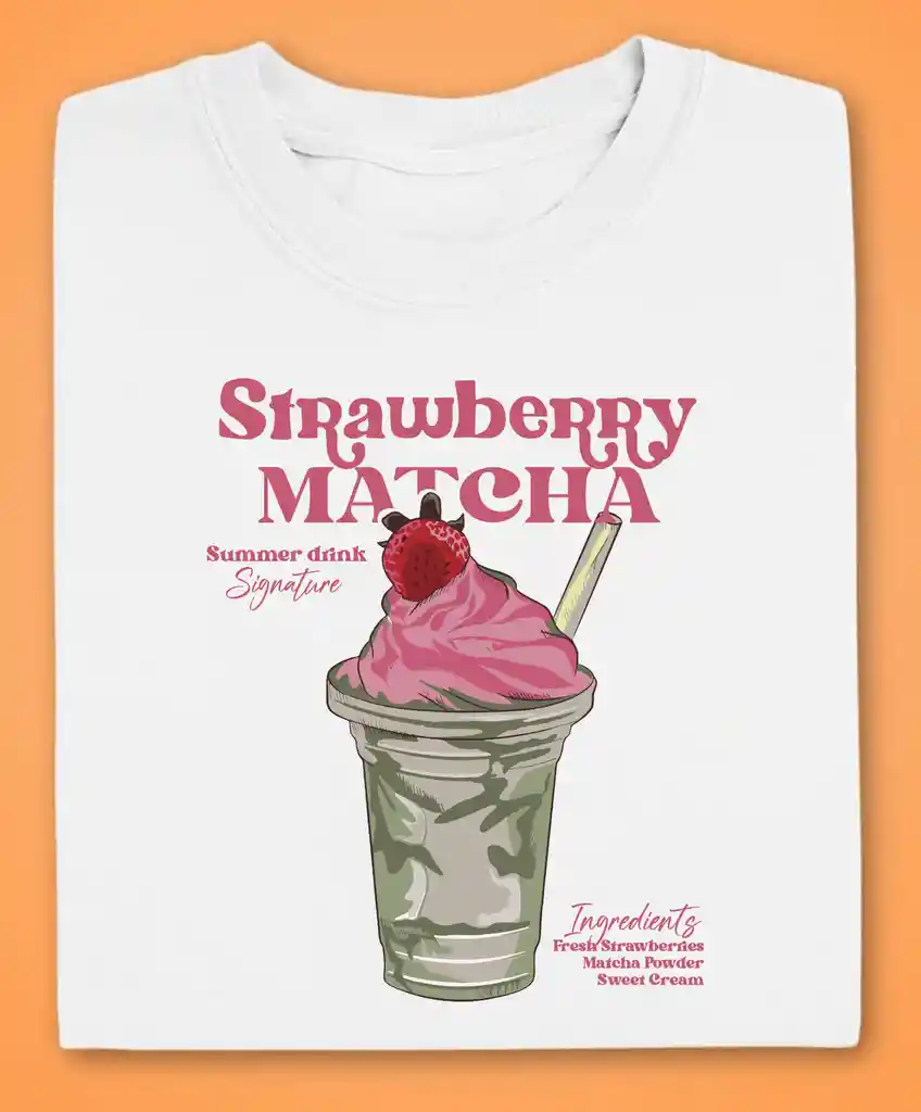 Camiseta Matcha Blanca