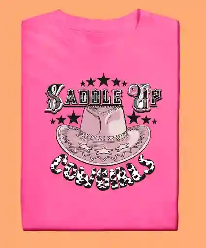 Camiseta Cowgirls Fucsia