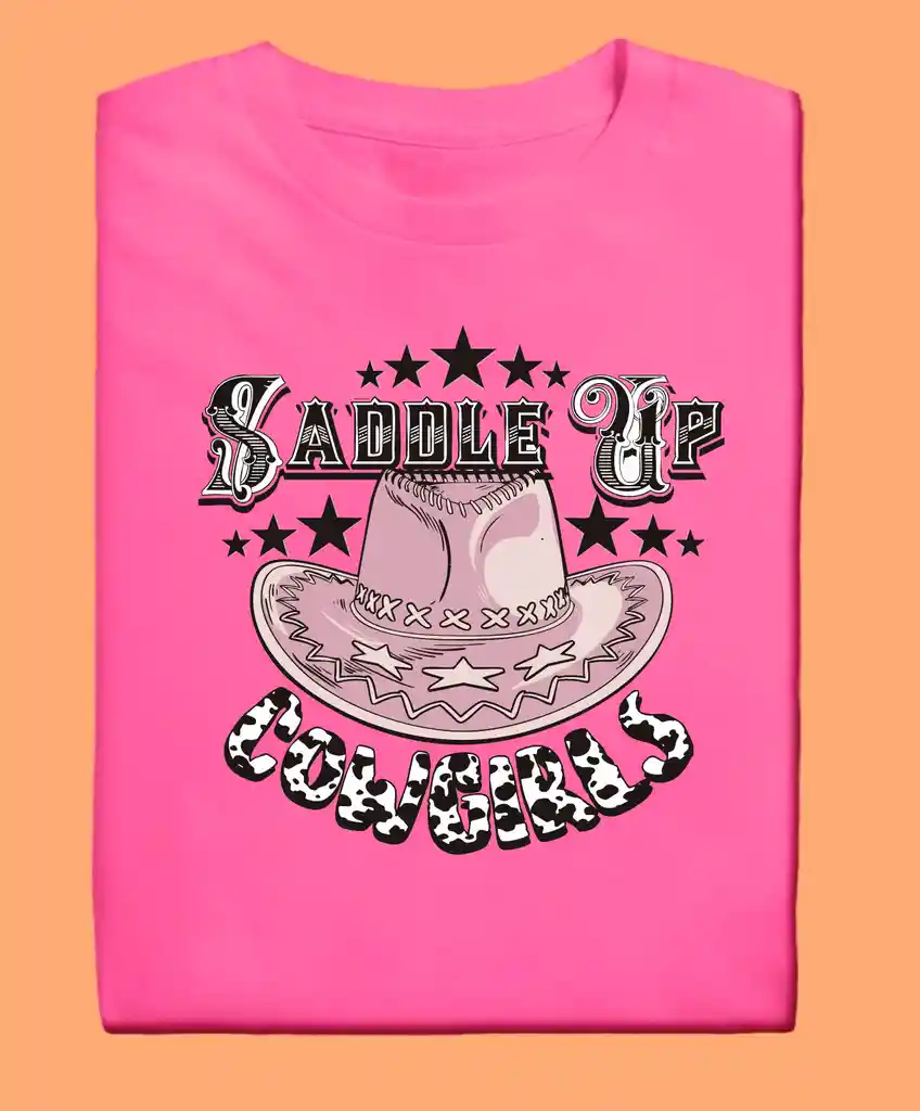 Camiseta Cowgirls Fucsia