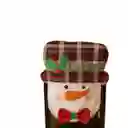 Espaldar De Silla Diseño Hombre De Nieve Escocés