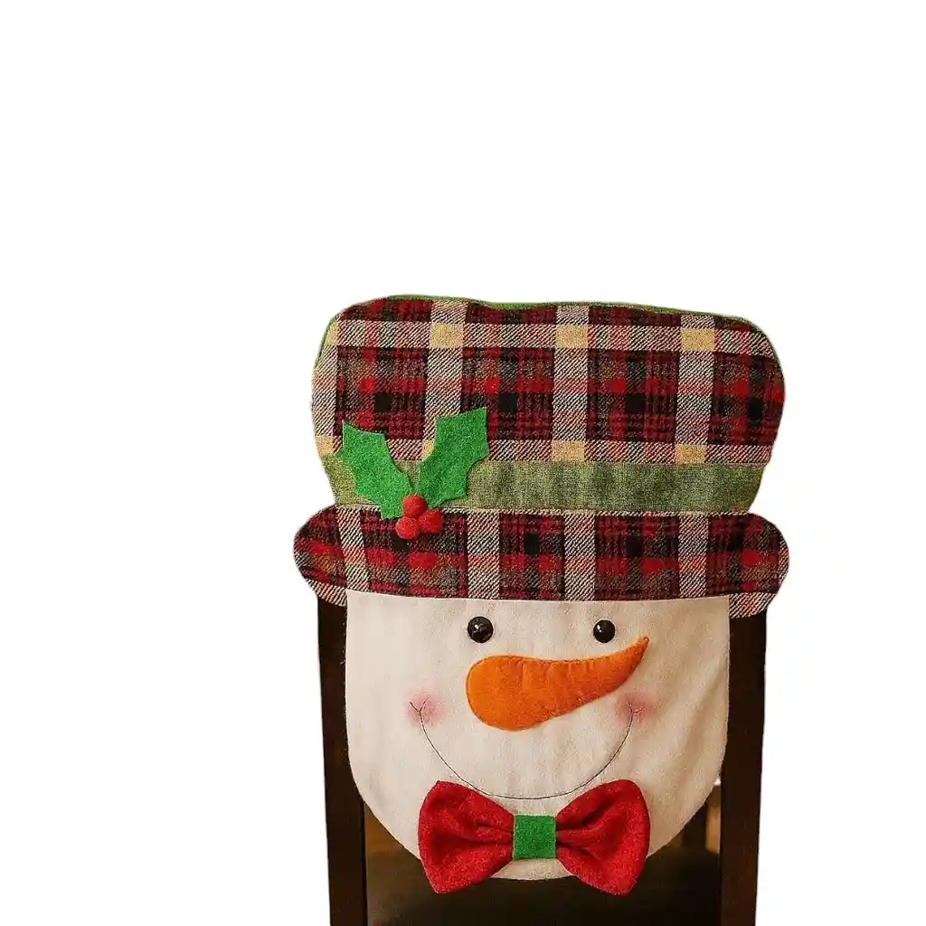 Espaldar De Silla Diseño Hombre De Nieve Escocés