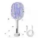 Raqueta Para Mosquitos Led Base Color Blanco