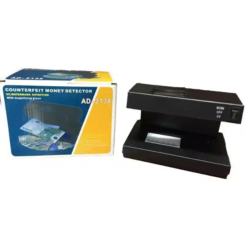 Maquina Detector Probador Revisar Billetes Dinero Falsos