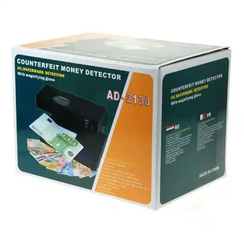 Maquina Detector Probador Revisar Billetes Dinero Falsos