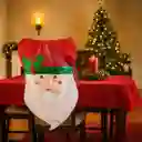 Espaldar De Silla Diseño Navideño Papá Noel