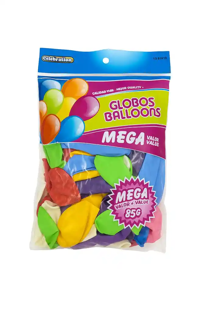 Globos Multicolor Bombas Surtidas Paquete