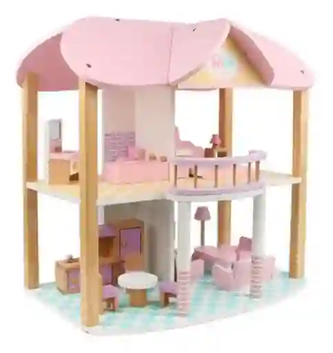 Casa De Juguete Tipo Barbie En Madera