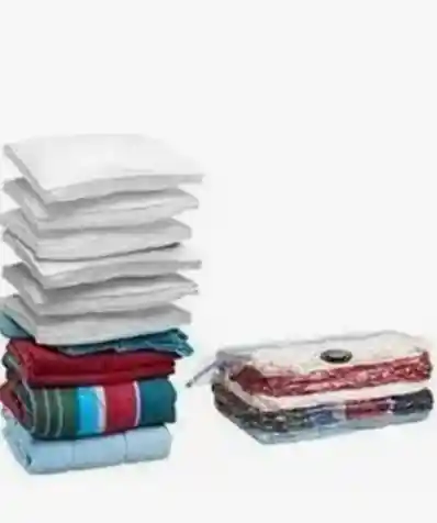 12 Bolsas Ahorradora De Espacio Estampada 70x50