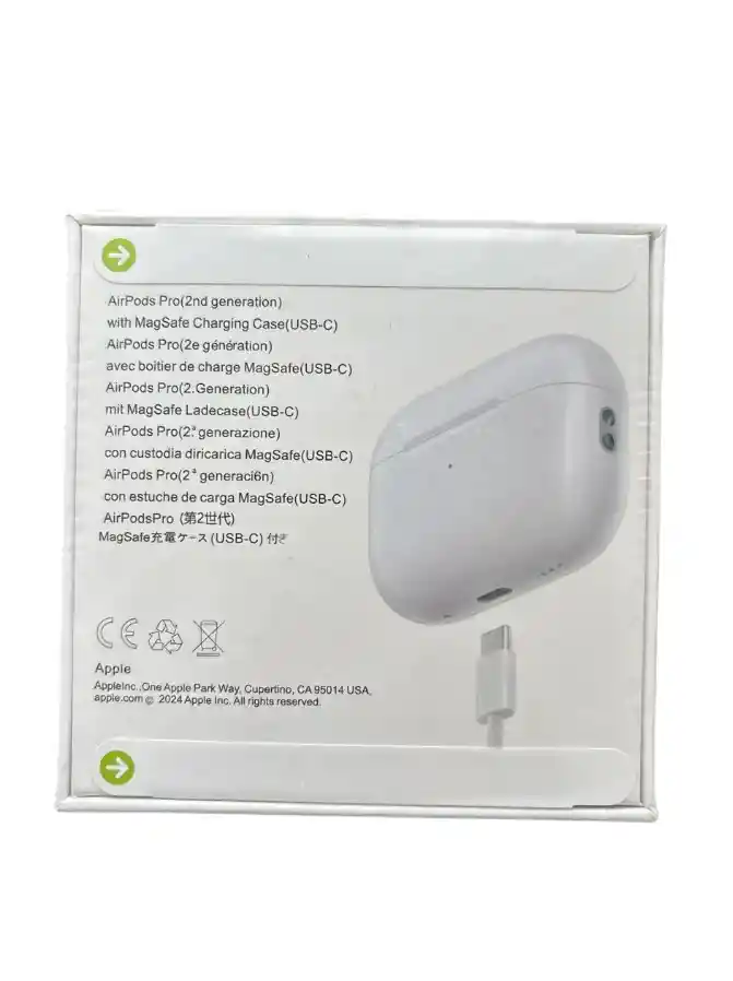 Audifonos Inalambricos Para Iphone Airpods Pro Segunda Generacion Replica