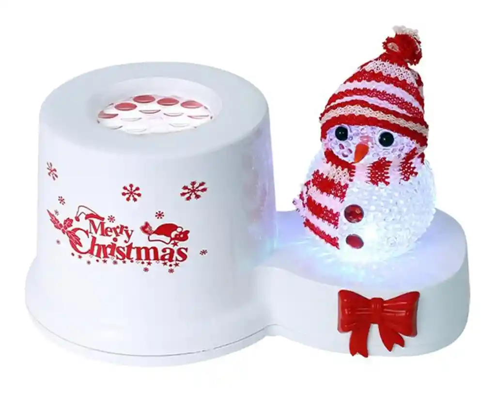 Lámpara Proyector Navidad Copo Nieve 4w Eléctrica