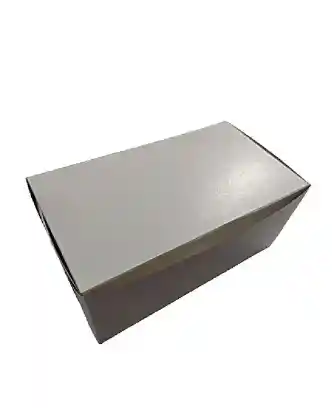 Caja Blanca Grande 1/2 Brazo Tronco Tortas 18x10.5x7.5 X 5 Unidades